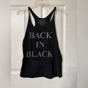 Women’s Live Nation Black 'Back in Black' Tank Top